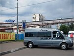 Бесплатный автобус Genser в пункт аренды автомобилей АрендаАвто-щрб на ул.Добролюбова
